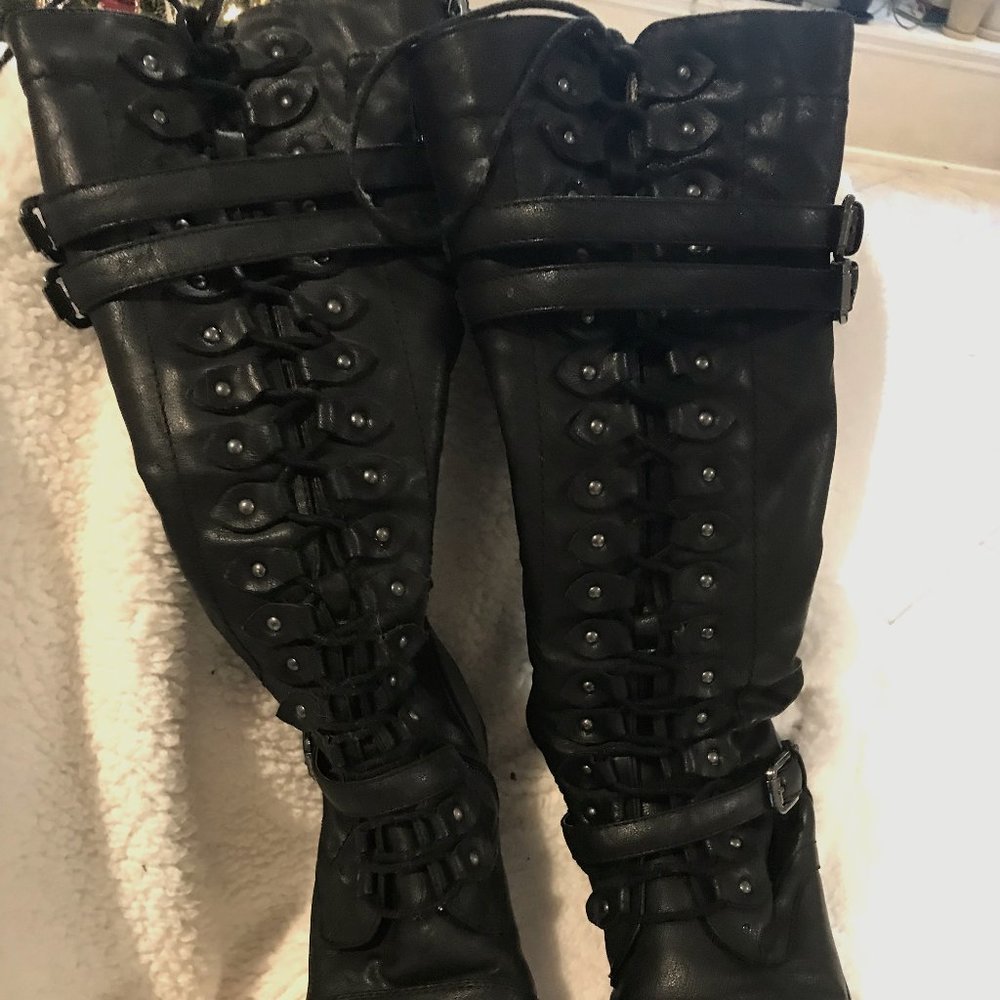 Ladies Combat Boots